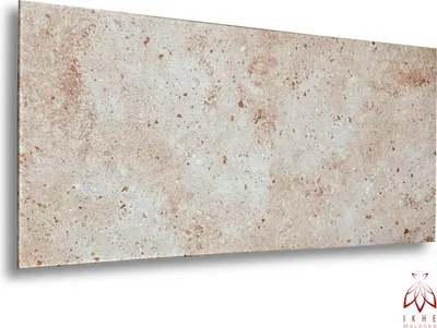 A rectangular panel with a stone-like texture, likely a wall or ceiling panel, is shown against a white background.