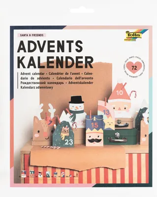 Obrázek produktu pro folia 9389 folia Adventní kalendář SANTA & FRIENDS, 72 dílů
