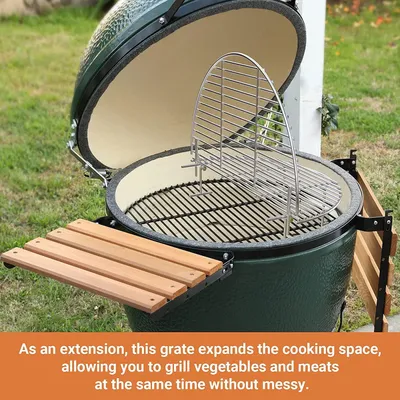 Immagine prodotto di Griglia per barbecue, 44,5 cm, in acciaio inossidabile, per uso esterno