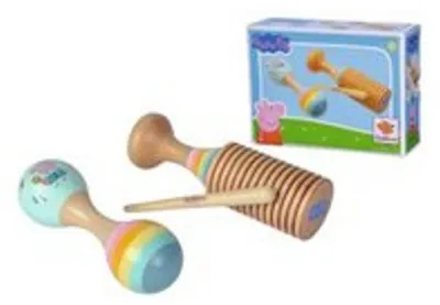 Produktbild von Peppa Pig Maraca und Ratsche Set