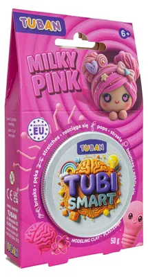 Zdjęcie produktu dla TUBAN Smart Plastelina Milky Pink 50g