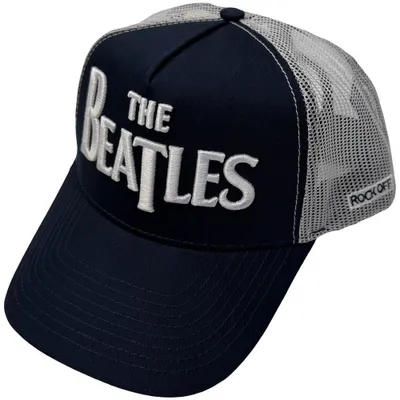 Produktbild von The Beatles - Trucker Cap für Herren/Damen Uni, Netzrücken RO16242 (Einheitsgröße) (Dunkles Marineblau/Weiß)