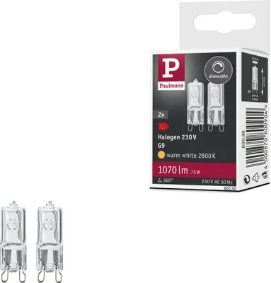 Produktbild von Paulmann Hochvolthalogen Stiftsockel 2er-Pack