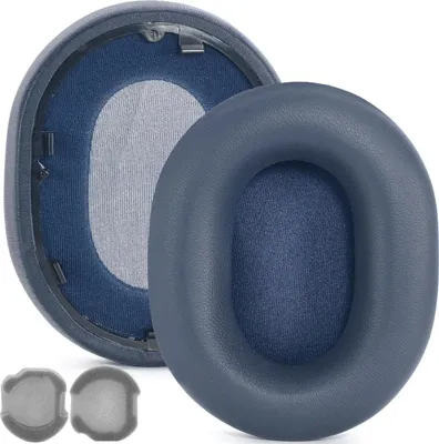 Image de INF 2 Pièces Coussinets d'Oreilles en Agneau pour Sony WH-1000XM5 - Bleu Bleu
