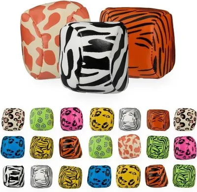 Image de Balles de jonglage à motifs animaux, lot de 24
