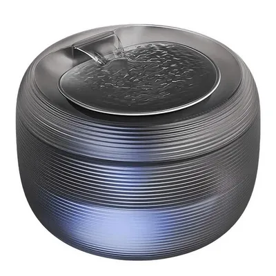 Produktbild von Trinkbrunnen 2.5 L, Katzen Trinkbrunnen, Haustier-Wasserspender, Automatischer Trinkbrunnen,Automatisch Leise, Wasserspender mit LED-Licht