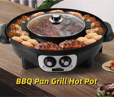Obrázok produktu pre Elektrický kórejský gril a set na hotpot