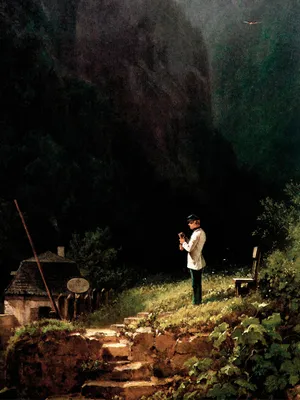 Produktbild von Carl Spitzweg Kunstdruck Bild - Die Zollwache (80 x 60 cm)