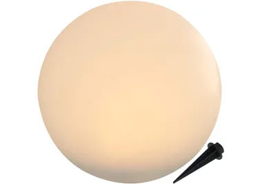 Zdjęcie produktu dla Kynast, lampa solarna "Kugelleuchte" LED, średnica 30 cm, klosz z mlecznego szkła, 1 sztuka