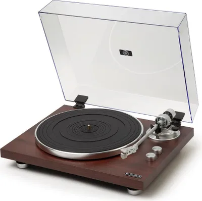 Image de MUSE MT-109WTO, platine disque avec sortie BT, bois