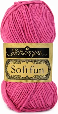 Produktbild von Scheepjes Softfun 50g 2495 Hot Pink