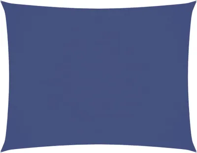 Image de Voile de parasol tissu oxford rectangulaire 3x4,5 m bleu
