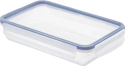 Produktbild von Kühlschrankdose flach 1 l CLIC & LOCK, Farbe:Transparent