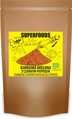 Obrázok produktu pre MLETÁ KURKUMA SČIERNYM PAPRIMOM 200 g -PLANÉTA