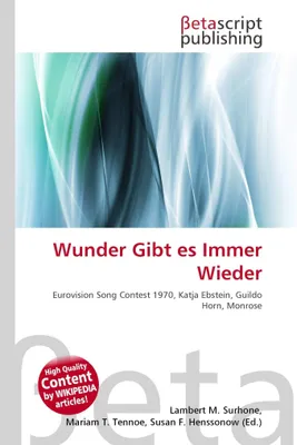Produktbild von Wunder Gibt es Immer Wieder