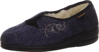 Produktbild von Fischer Markenschuhe D. Hausschuhe in blau, Gr. 37