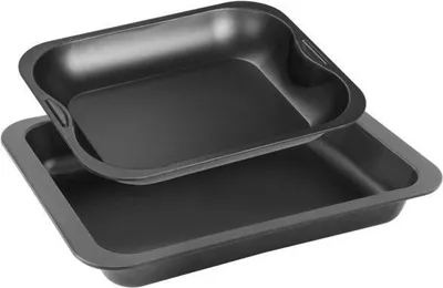 Produktbild von Zenker Special Cooking Backformen Set, 2-teilig, 37x27 cm und 28x23 cm, Stahlblech Antihaft ILAG
