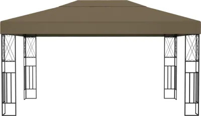 Produktbild von vidaXL Pavillon 3x4 m Taupe Stoff