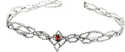 Produktbild von Tiara's Haarband - Brautkronen - Prinzessin König Kopfband für Geburtstag Hochzeit Halloween Kostüm Fest - Silberrot Medium