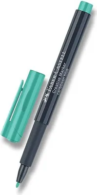 Obrázok produktu pre Faber-Castell 160756 FABER-CASTELL Kreatívny popisovač, karibská modrá