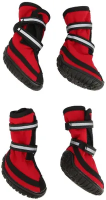Productafbeelding van Buitenschoenen voor honden - Waterdicht - Schoenen met reflecterende elementen - Ademend - Zachte inlegzolen - Geschikt voor outdooractiviteiten