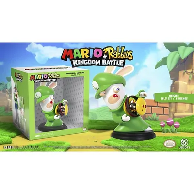 Immagine prodotto di Mario & Rabbids Kingdom Battle Figur Rabbid Luigi (16,5 cm)