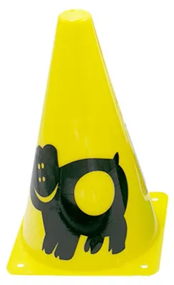 Imagen del producto de Cono Rotulador Pvc Softee Amarillo 23 Cm