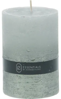 Produktbild von DIP DYE Paraffin-Kerze, Grau, 10 cm Durchmesser, mit langer Brenndauer