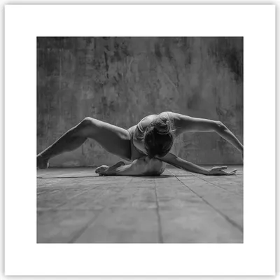 Produktbild von Poster - Poster ohne Rahmen - Tanz Schwarzweiß Frau - 30x30 cm - Wand Bild - Wanddeko - Wandbilder - Kunstposter - Wandposter - Bilder - Kunstdruck - Wanddekoration - Wandbild - P2XAC30x30-4352