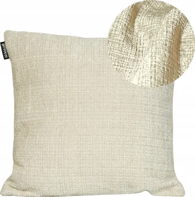 Produktbild von Geronimo | Dekokissen - Beige - 45x45 cm - Maschinenwaschbar - Abnehmbarer Bezug - Antiallergisch - FLUFFY