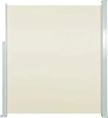 Image de vidaXL Marquise latérale extensible 140×500 cm Crème
