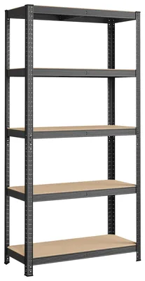Image de Étagère de rangement grise modulaire de 180 cm