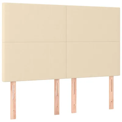 Zdjęcie produktu dla Zagłówek kremowy 144x5x118/128 cm materiał