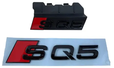 Image de Grille de radiateur + emblème logo noir pour Audi SQ5 Q5 8R FY