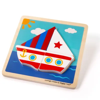Zdjęcie produktu dla Puzzle z żaglówką Bigjigs Toys