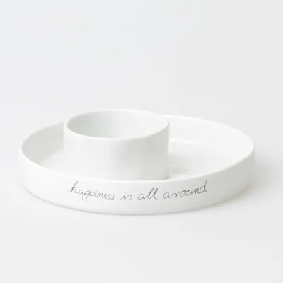 Produktbild von Schale Mittelpunkt "Happiness is all around"