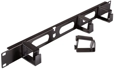 Produktbild von LogiLink 19" Kabelführungspanel 1 HE mit 4 Kabelbügeln