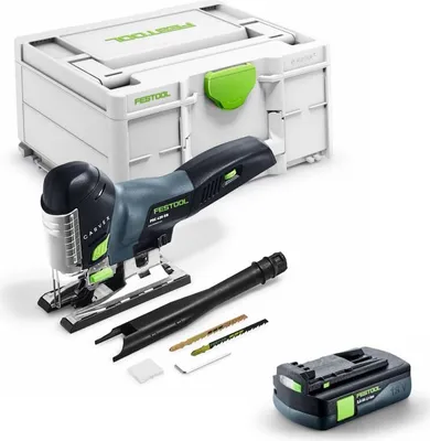 Image de Festool CARVEX PSC 420-Basic Scie sauteuse pendulaire sans fil 18 V 120 mm Brushless + 1x batterie 3,0 Ah + Systainer - sans chargeur