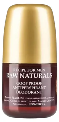 Immagine prodotto di Raw Naturals, Goof Proof, lenitivo, antitraspirante, per uomo, 60 ml