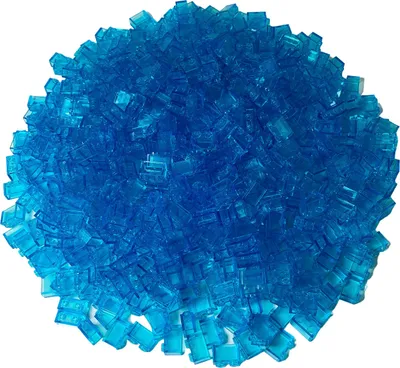 Immagine prodotto di 50 pezzi pietre 1x2, azzurro trasparente