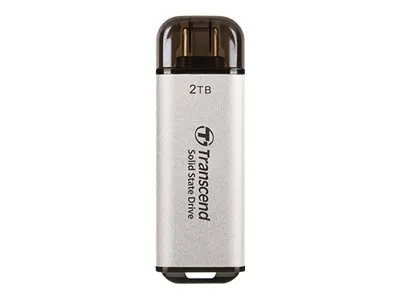 Obrázek produktu pro Transcend ESD300, 2 TB, USB Type-C, 1050 MB/s, 10 Gbit/s, stříbrná