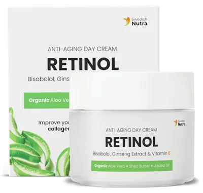 Productafbeelding van Swedish Nutra Dagcrème met retinol, 50 ml