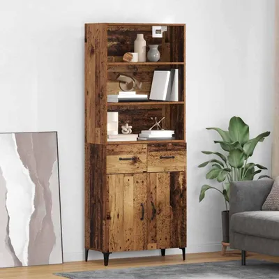 Immagine prodotto di vidaXL Credenza in legno vecchio 69,5 x 34 x 180 cm Materiale a base di legno