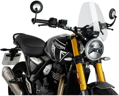 Produktbild von PUIG Naked Sport Transparent Verkleidung ABE genehmigt für Triumph