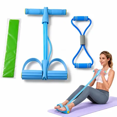Produktbild von Widerstandsband mit Pedal für Fitnessgeräte