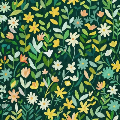 Image de OUTDOOR DECOSTOFFS OXFORD - Motif printemps I DX7660