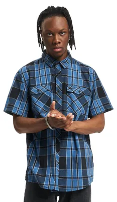 Immagine prodotto di Brandit Roadstar Shirt manica corta a quadri indaco, 3XL
