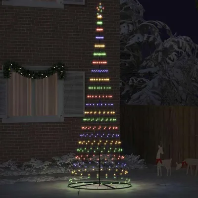 Imagen del producto de Árbol de Navidad LED, multicolor, de 400 cm, estructura metálica