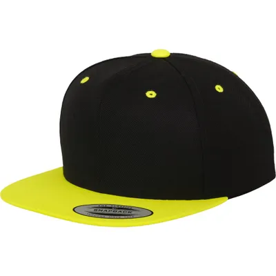 Image de Yupoong 2 Tone Snapback Cap schwarz/neongelb Uni