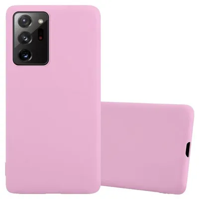 Image de Cadorabo Housse pour Samsung Galaxy NOTE 20 PLUS Housse en rose Housse pour portable TPU silicone Etui Case Cover